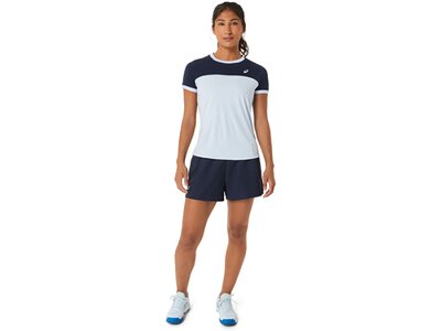 ASICS Damen Shirt WOMEN COURT SS TOP Grau