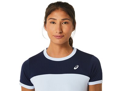 ASICS Damen Shirt WOMEN COURT SS TOP Grau