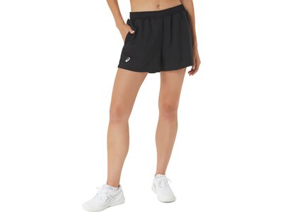 ASICS Damen Shorts WOMEN COURT SHORT Schwarz