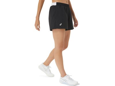 ASICS Damen Shorts WOMEN COURT SHORT Schwarz