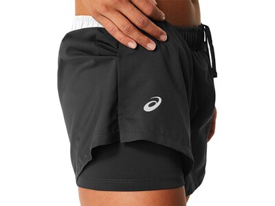 ASICS Damen Shorts WOMEN COURT SHORT Schwarz