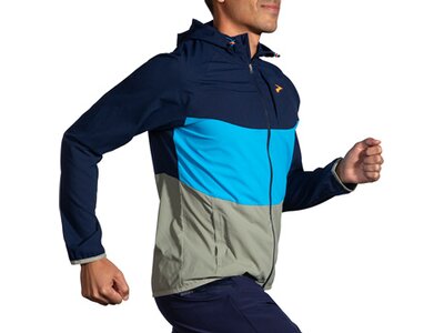 BROOKS Herren Funktionsjacke Canopy Blau