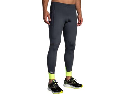 BROOKS Herren Tights Run Visible Tight Grau