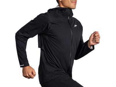 BROOKS Herren Schlupfjacke High Point Waterproof Jacket Schwarz