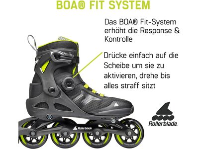 ROLLERBLADE Herren Inlineskates MACROBLADE 84 BOA Grau