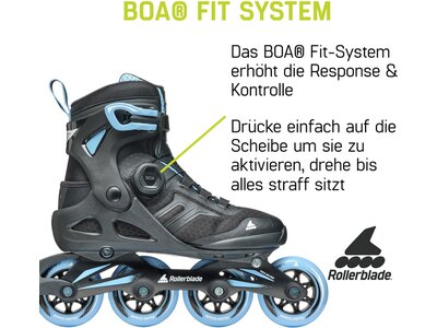 ROLLERBLADE Damen Inlineskates MACROBLADE 84 BOA W Grau