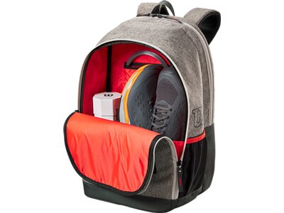 WILSON Tasche TEAM BACKPACK HEATHER GREY Grau