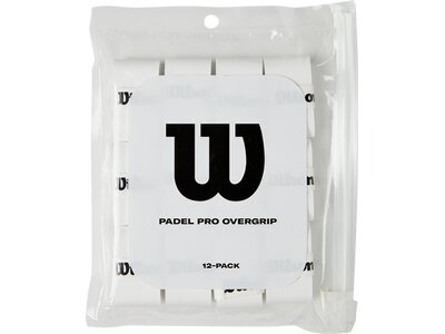 WILSON PRO OVERGRIP PADEL 12PK WH Grau