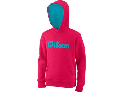WILSON Kinder Kapuzensweat SCRIPT COTTON PO HOODY Y Love Potn/SCUBA Rot