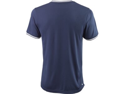 WILSON Herren Shirt TEAM II HIGH V-NECK Team Navy Blau