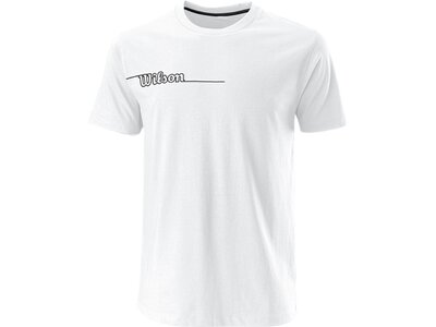 WILSON Herren Shirt TEAM II TECH TEE Wh Weiß