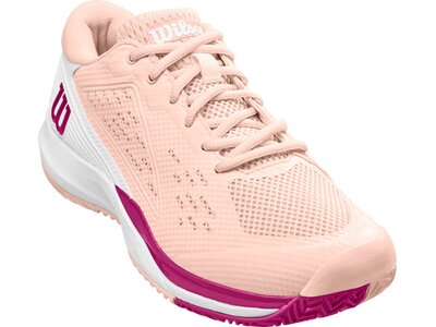 WILSON Damen Tennisoutdoorschuhe RUSH PRO ACE W Scallop Sh/Wh/Baton Roug pink