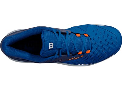 WILSON Herren Tennisoutdoorschuhe KAOS COMP 3.0 CLASSI/Peacoat/Orange Tig Blau