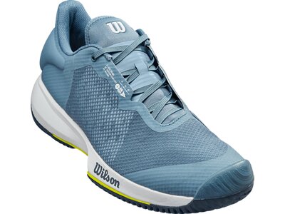 WILSON Herren Tennisoutdoorschuhe KAOS SWIFT China Blue/Wh/Sulphur Sp Blau