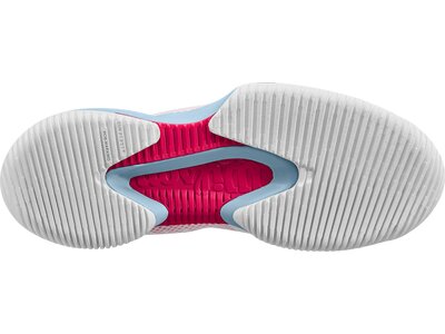 WILSON Damen Tennisoutdoorschuhe KAOS SWIFT W Wh/Blue Fog/Love Potn Silber