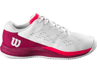 WILSON Kinder Tennisoutdoorschuhe RUSH PRO ACE JR Wh/Beet R Rot