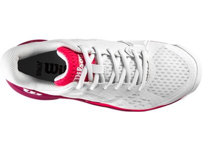 WILSON Kinder Tennisoutdoorschuhe RUSH PRO ACE JR Wh/Beet R Rot