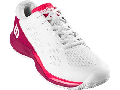 WILSON Kinder Tennisoutdoorschuhe RUSH PRO ACE JR Wh/Beet R Rot