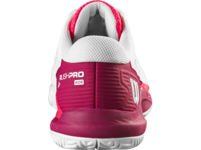 WILSON Kinder Tennisoutdoorschuhe RUSH PRO ACE JR Wh/Beet R Rot