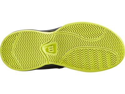 WILSON Kinder Tennisoutdoorschuhe KAOS EMO K RD/Bk/Safety Y Schwarz