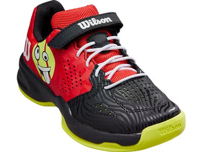 WILSON Kinder Tennisoutdoorschuhe KAOS EMO K RD/Bk/Safety Y Schwarz