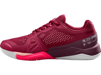 WILSON Damen Tennisoutdoorschuhe RUSH PRO 4.0 W Beet Red/W Rot