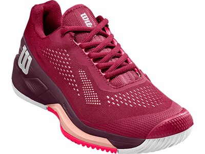 WILSON Damen Tennisoutdoorschuhe RUSH PRO 4.0 W Beet Red/W Rot