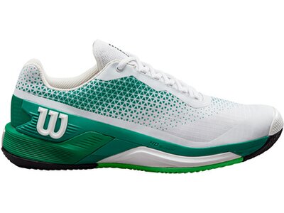 WILSON Herren Tennisoutdoorschuhe RUSH PRO 4.0 CLAY Wh/Bosp Grün