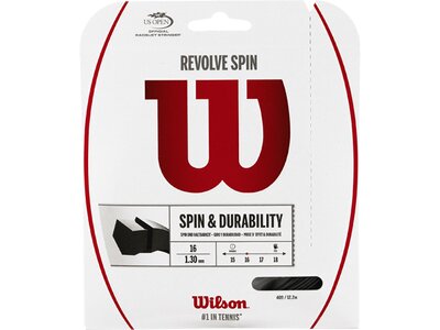 WILSON REVOLVE SPIN 16 SET BK Weiß