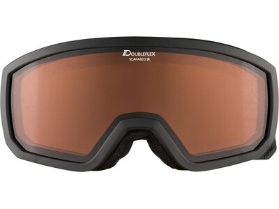 ALPINA Kinder Skibrille/Snowbaordbrille "Scarabeo JR DH" Braun