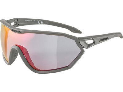 ALPINA Herren Brille S-way Qvm+ Grau