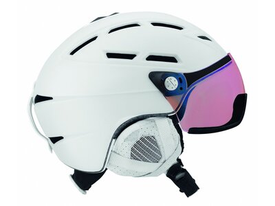 ALPINA Herren Skihelm Griva Visor VHM Rot