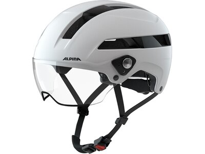 ALPINA Herren Helm SOHO VISOR Silber