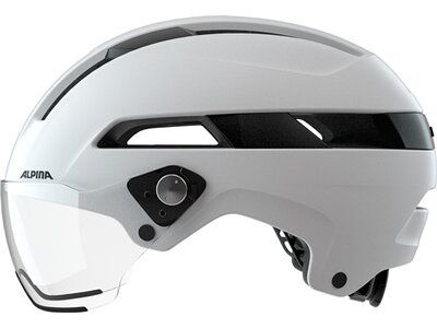 ALPINA Herren Helm SOHO VISOR Silber