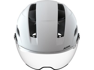 ALPINA Herren Helm SOHO VISOR Silber