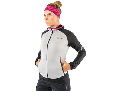DYNAFIT Damen Unterjacke TRANSALPER LIGHT PTC Schwarz