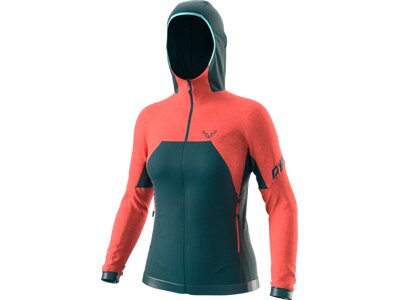 DYNAFIT TOUR WOOL THERMAL W HOODY Pink