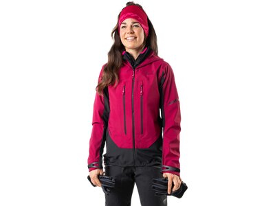 DYNAFIT Damen Funktionsjacke FREE INFINIUM HYBRID JKT W Rot