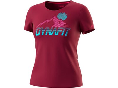 DYNAFIT Damen Shirt TRANSALPER GRAPHIC S/S TEE W Rot