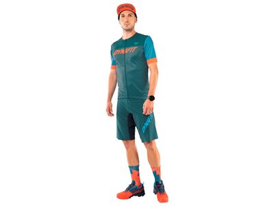 DYNAFIT Herren Shirt RIDE LIGHT S/S FZ TEE M Blau