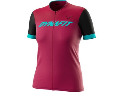 DYNAFIT Damen Shirt RIDE LIGHT S/S FZ TEE W Rot