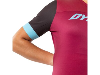 DYNAFIT Damen Shirt RIDE LIGHT S/S FZ TEE W Rot