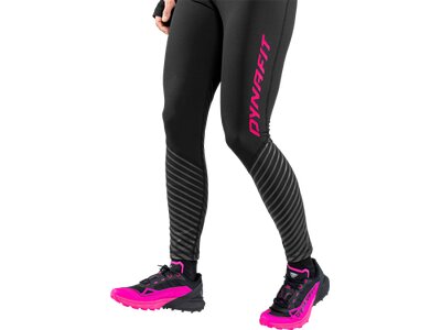 DYNAFIT Damen Hose REFLECTIVE TIGHTS W Schwarz