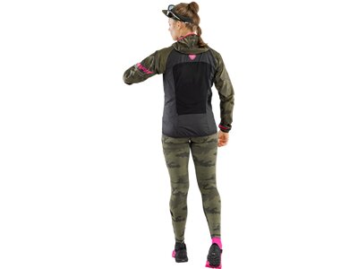 DYNAFIT Damen Funktionsjacke TRAIL GRAPHIC WIND JKT W Grün