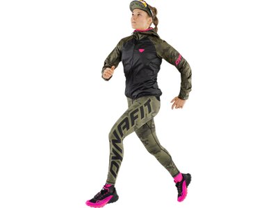 DYNAFIT Damen Funktionsjacke TRAIL GRAPHIC WIND JKT W Grün