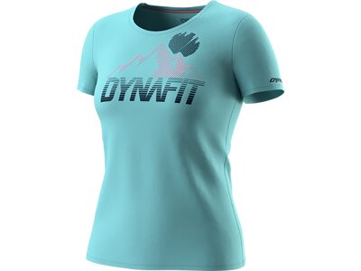 DYNAFIT Damen Shirt TRANSALPER GRAPHIC S/S TEE W Blau