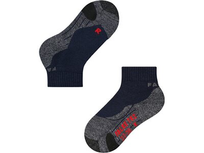 FALKE TK2 Short Kinder Socken Blau