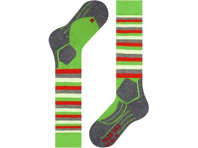 FALKE SK2 Stripes Kinder Kniestrümpfe Grün