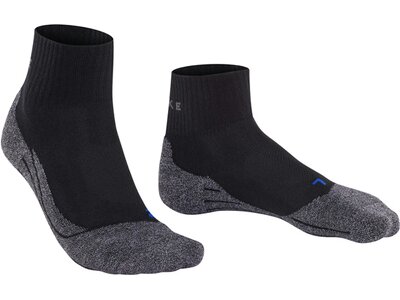 FALKE TK2 Short Cool Herren Socken Schwarz