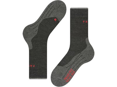 FALKE TK2 Wool Silk Herren Socken Grau